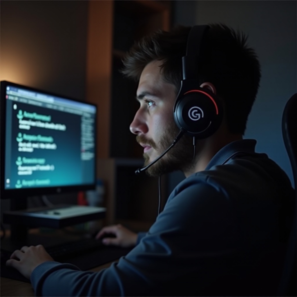 microfone do Logitech G Pro X não está funcionando