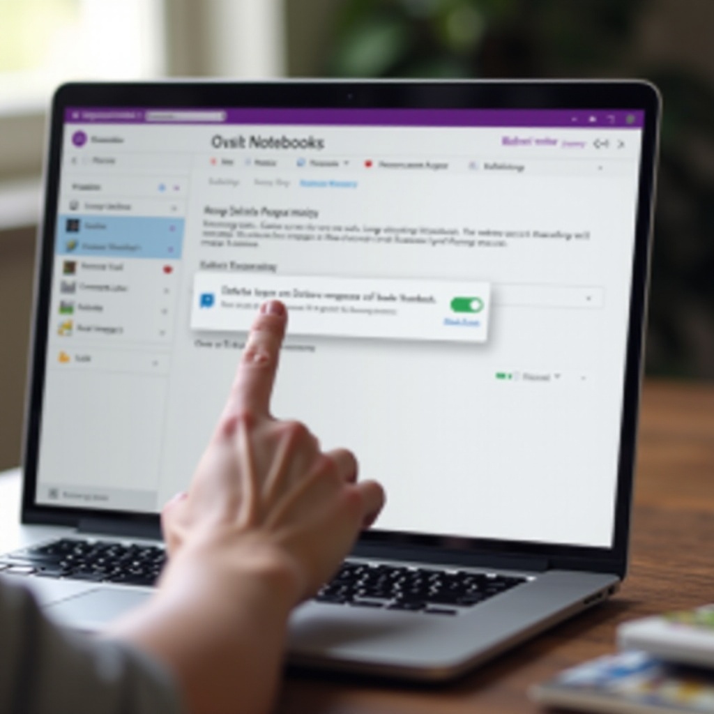 how to delete a notebook from onenote