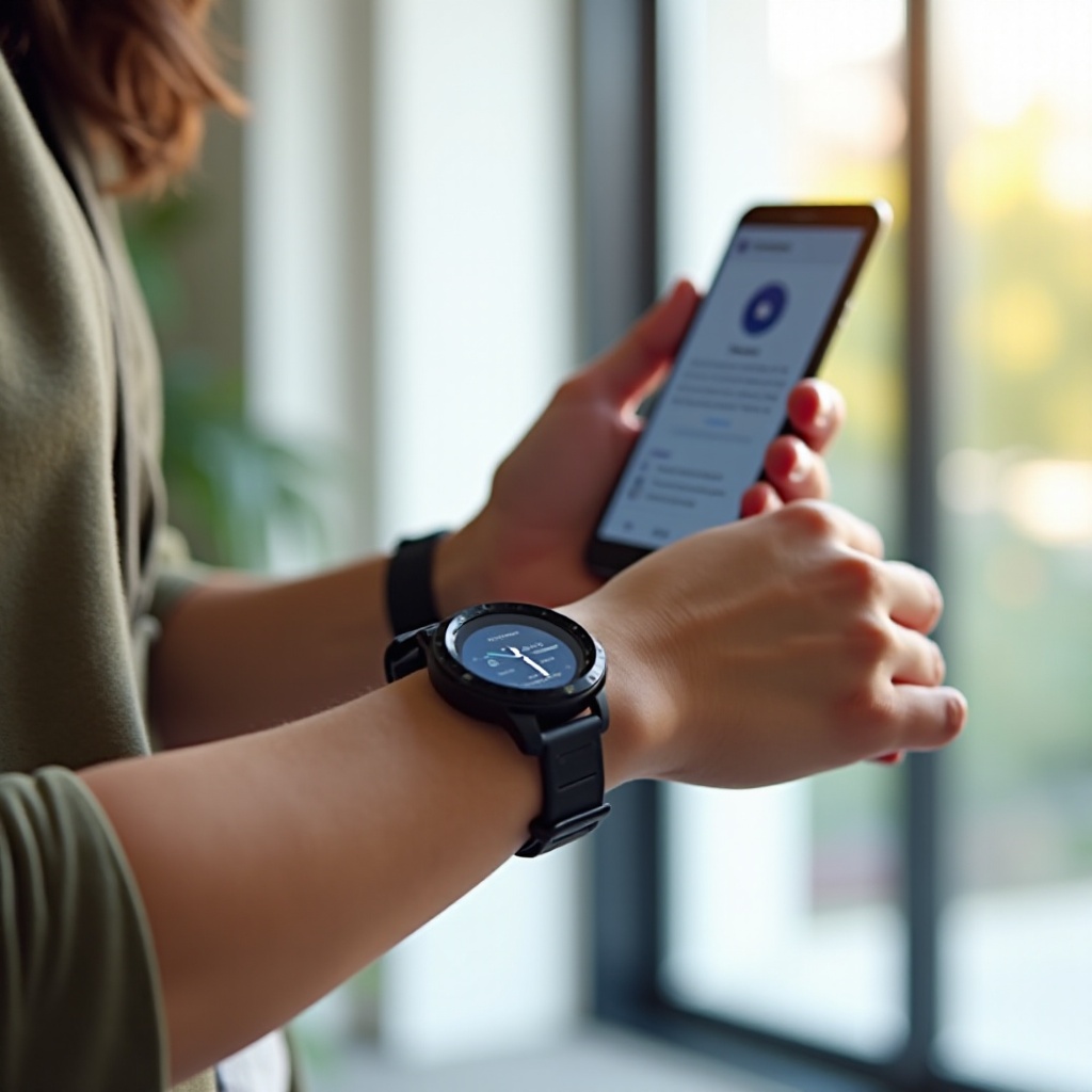 how to connect galaxy smart watch to phone