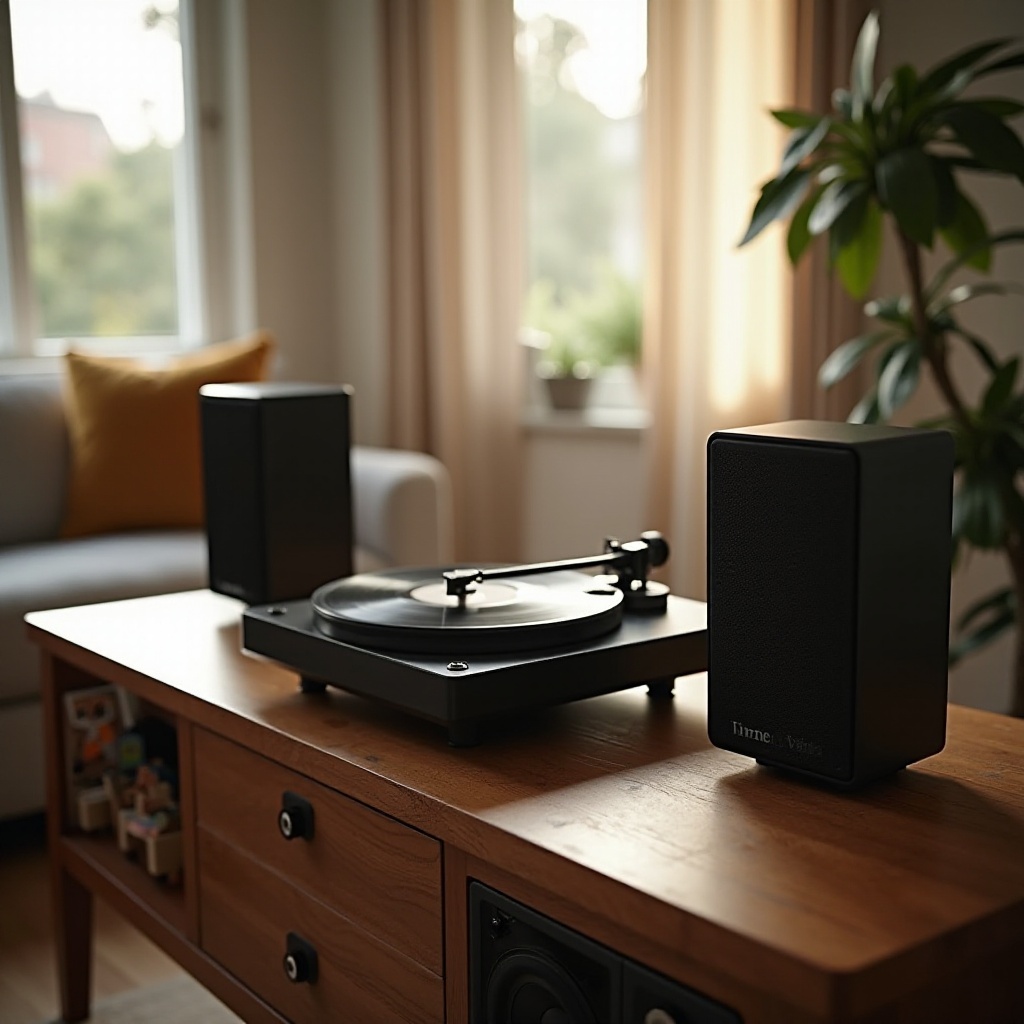 giradischi che si connette a casse bluetooth