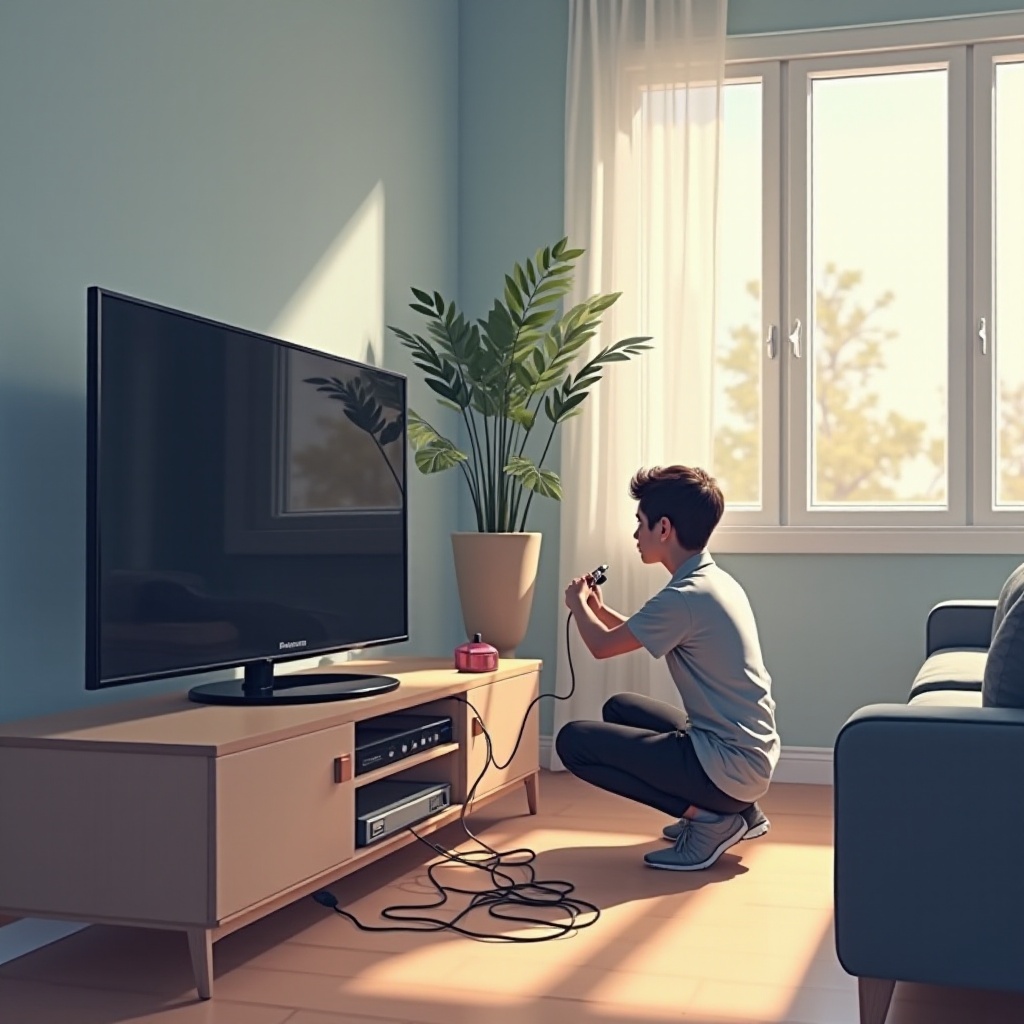 der Panasonic-Fernseher schaltet sich nicht ein