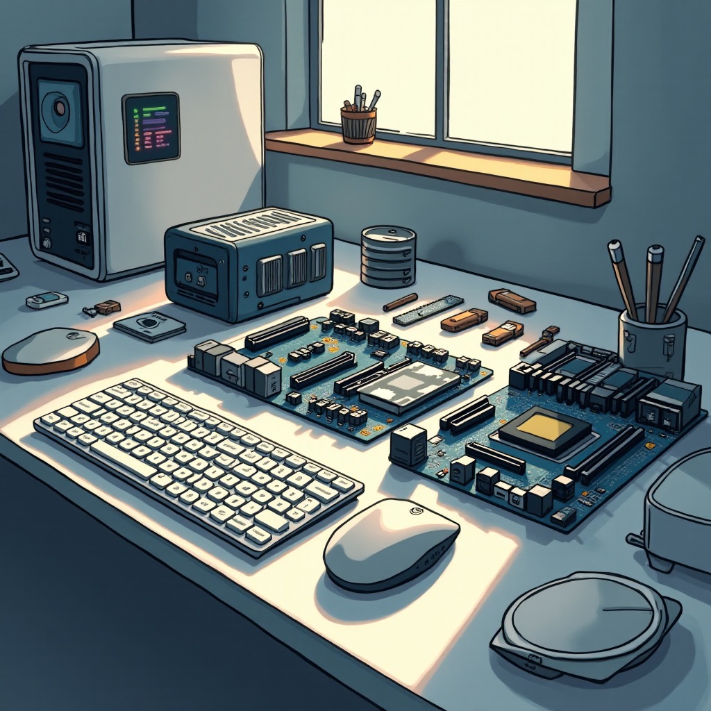 computer without a case